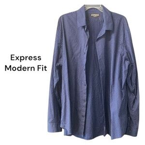 Express Modern Fit Long Sleeve Shirt